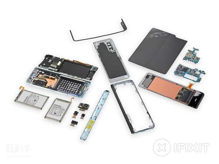 iFixit 再拆三星 Galaxy Fold:胶水太多,维修不易