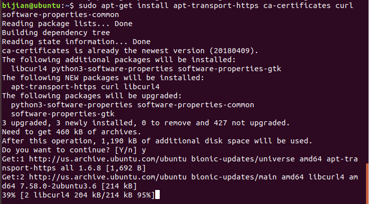 Linux apt get install