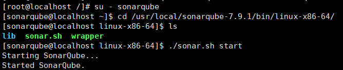 CentOS安装SonarQube7.9.1 