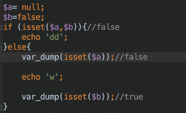 php中函数 isset(), empty(), is_null() 的区别[通俗易懂]