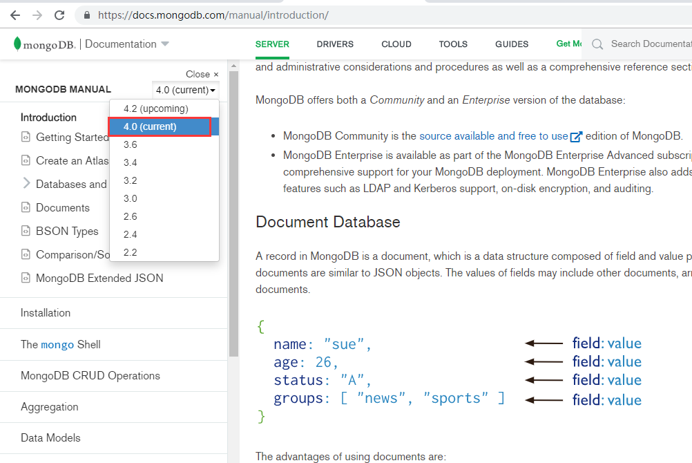 MongoDB 基础