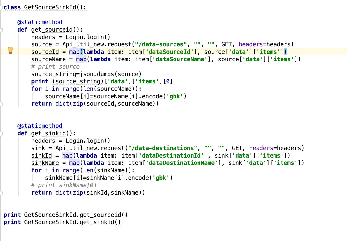 Return dict. Json Dump. Dump to json.