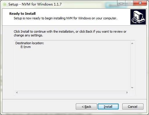 how to install nvm on windows