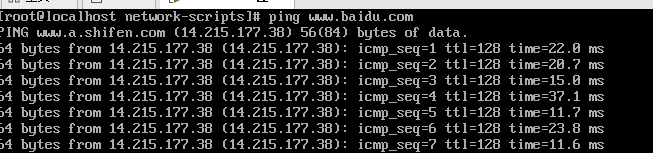 VMware虚拟机安装CentOS7网络设置 ping www.baidu.com 报name or service not known。第4张