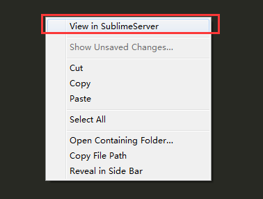 使用sublimeserver启动本地服务器进行调试第8张