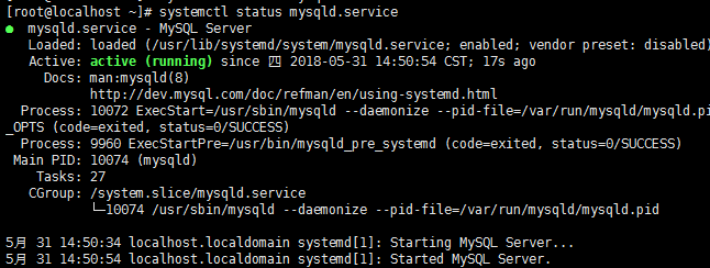 CentOS7安装MySQL（完整版）