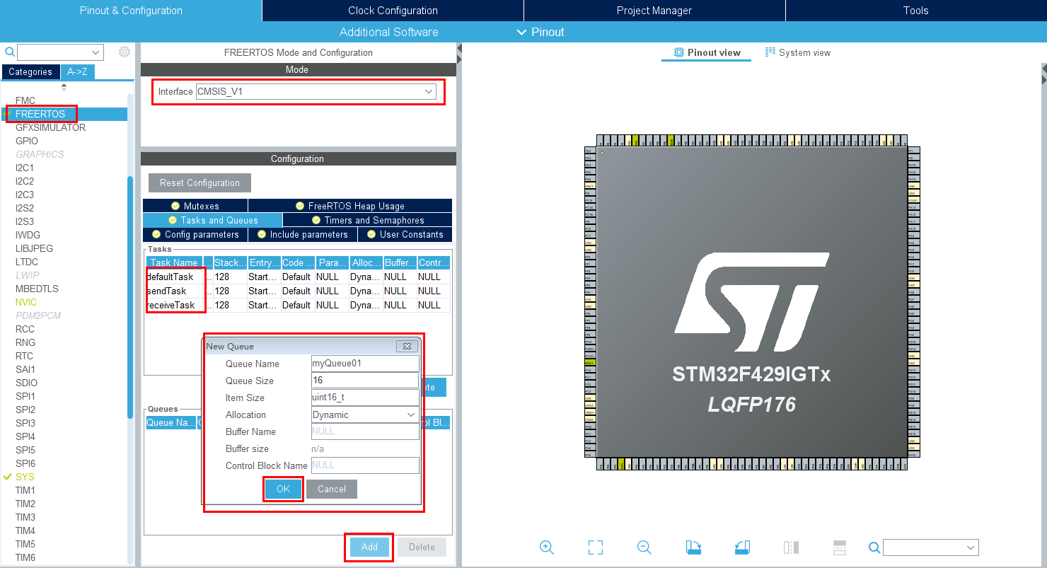 STM32CubeIDE+FreeRTOS消息队列实验第1张