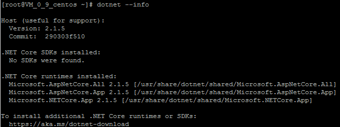 CentOS ASP.NET Core Runtime Jexus跨平台布署