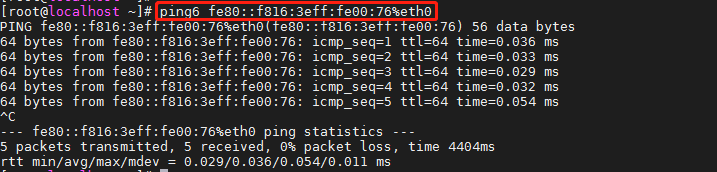 IPv6 ping命令第3张