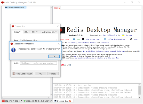 Windows下Redis数据库管理工具(redis-deskto