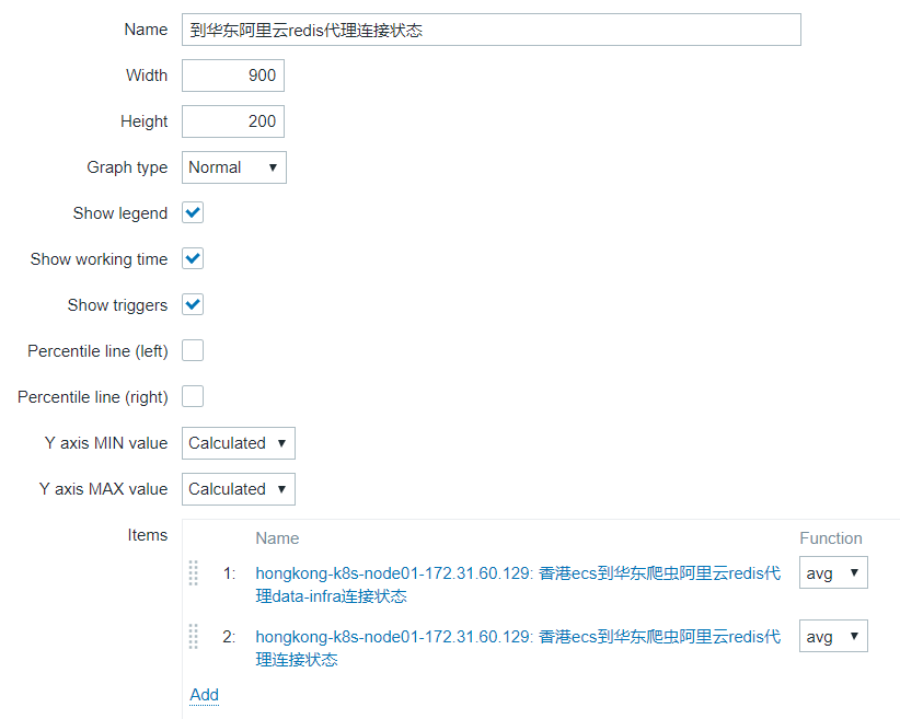 zabbix监控redis连接情况