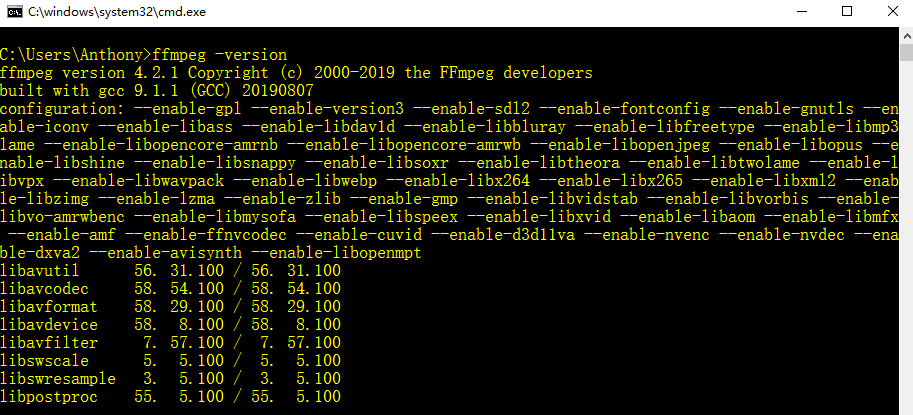 python ffmpeg and h5