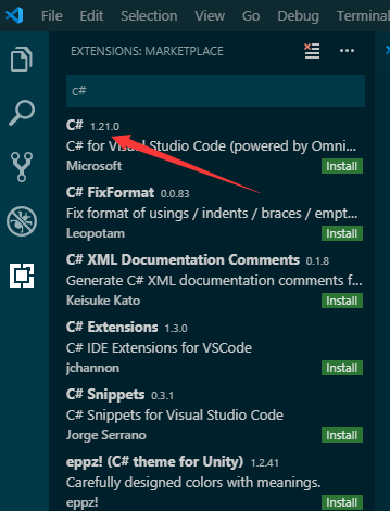 Code中下载C#调试器