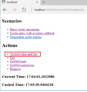 asp.net core 系列之Reponse caching之cache in-memory (2)