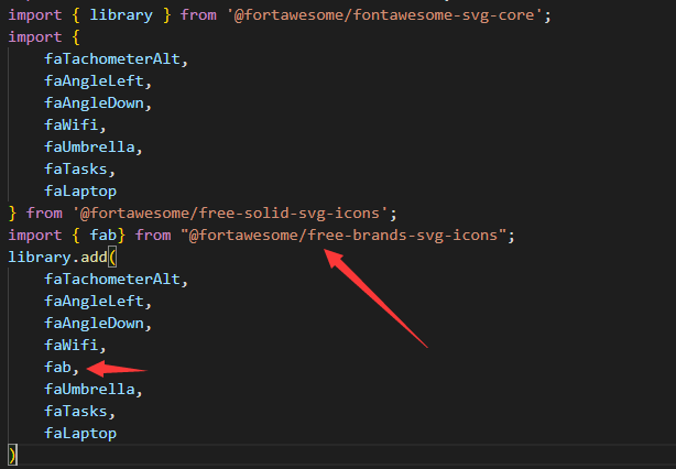 Download react 中引入 fontawesome 字体包。free-brands-svg 引入的使用问题 ...