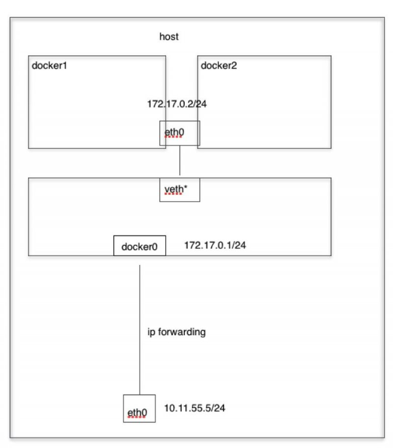 Docker network name