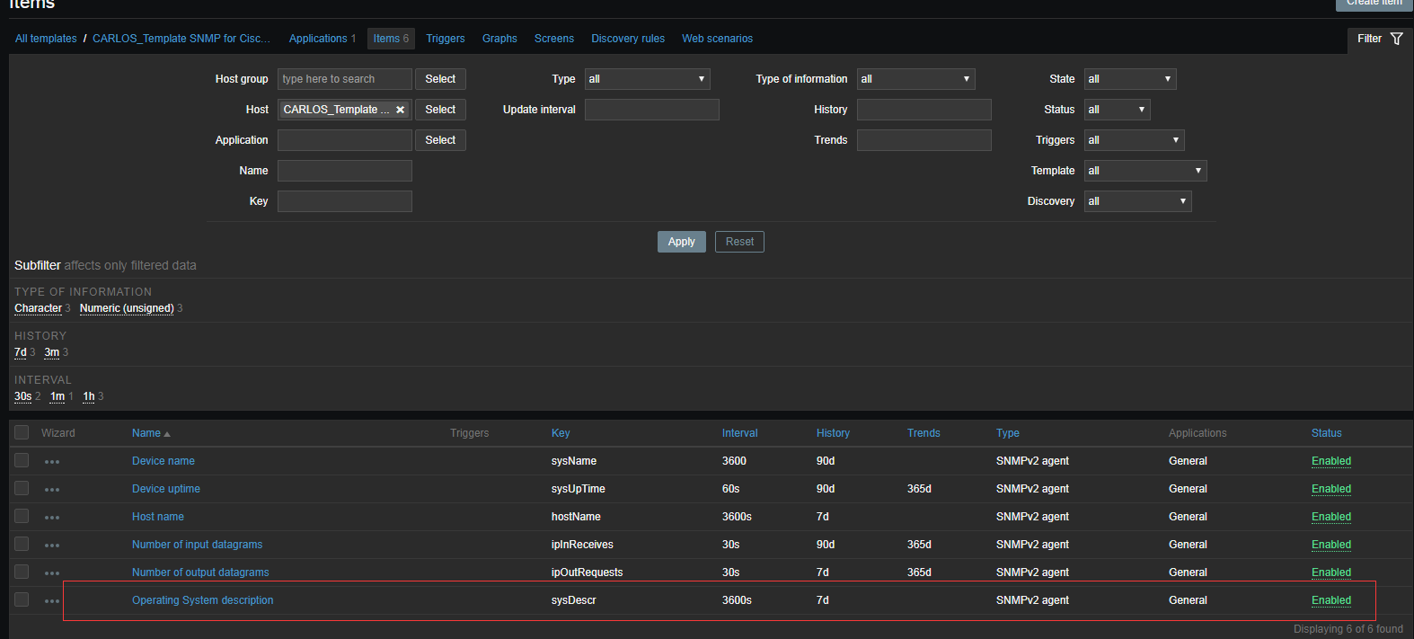 03 Zabbix4.0添加cisco交换机基本监控步骤 