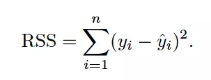 线性回归中常见的一些统计学术语（RSE RSS TSS ESS MSE RMSE R2 Pearson's r）第2张