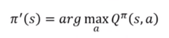 R'(s) = arg maxQT(s, a)