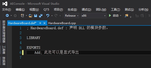 C++ 动态加载 DLL 时，GetProcAddress() 返回 NULL，GetLastError() 获取错误代码为 127第2张