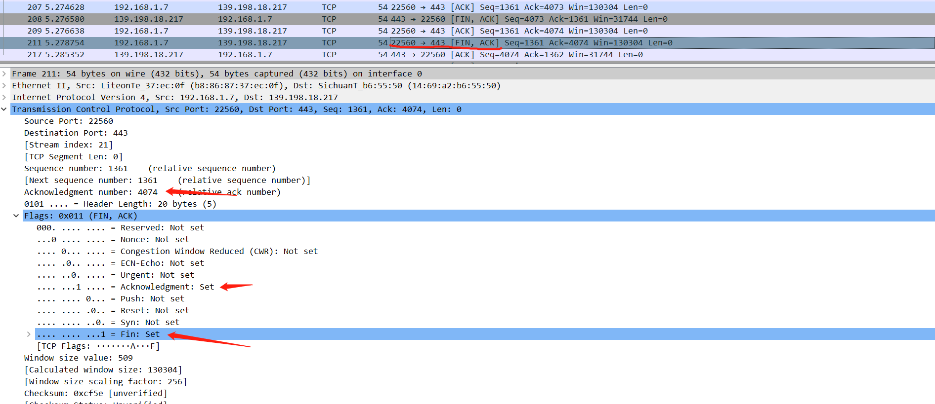 wireshark https vs http