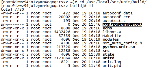 关于nginx unit服务非正常关闭后，无法重新启动问题的处理