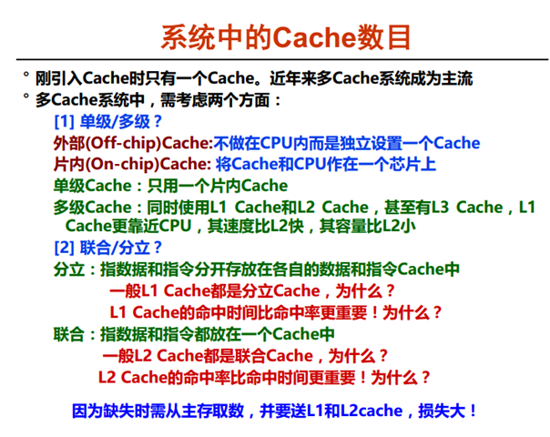 cache数目