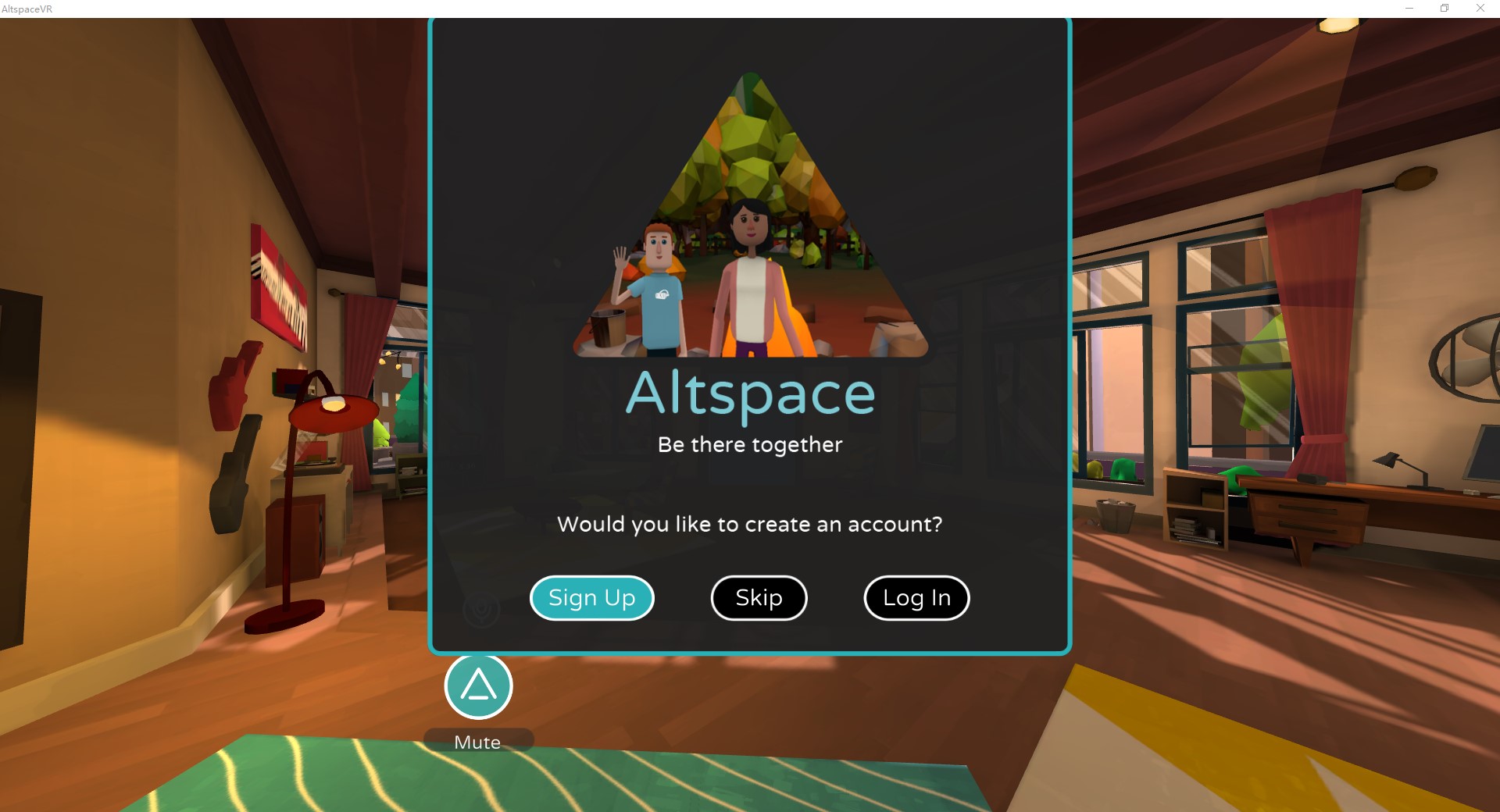 VR社交软件测试-AltspaceVR