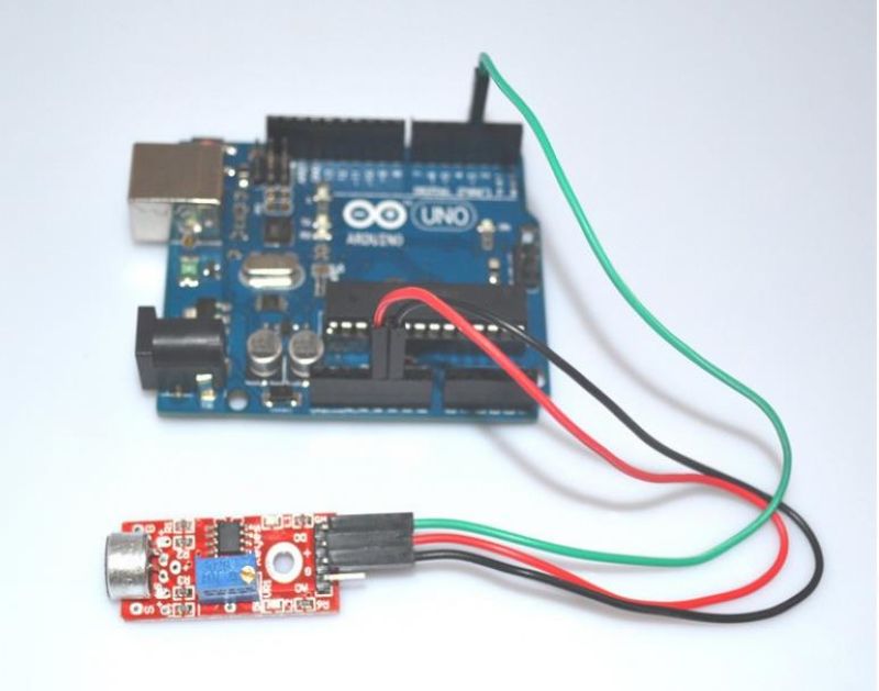 雕爷学编程 Arduino动手做 6 声音传感器模块 行者花雕 博客园