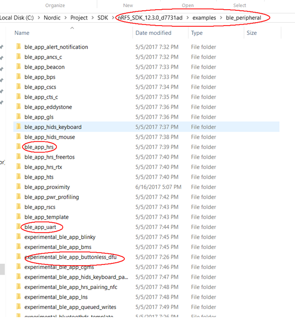 Nordic nRF5 SDK和softdevice介绍第8张