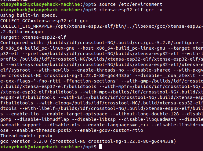 【嵌入式硬件Esp32】Ubuntu 1804下ESP32交叉编译环境搭建