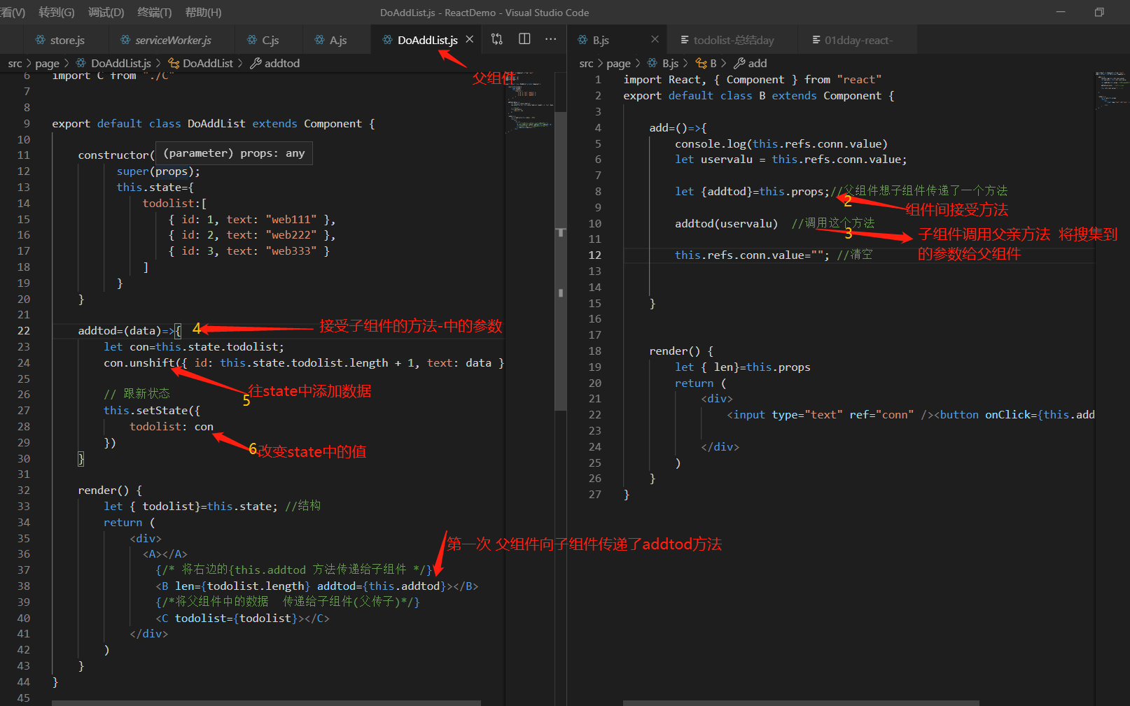 React  ToDolist增加功能