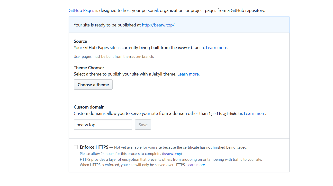 Github pages博客搭建与域名绑定第5张