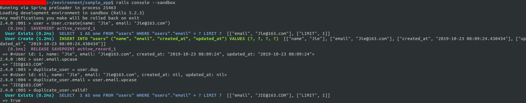 Ruby Rails学习中：User 模型，验证用户数据第53张