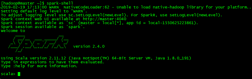 Hadoop2.7.3集群安装scala-2.12.8 和spark2.7第3张