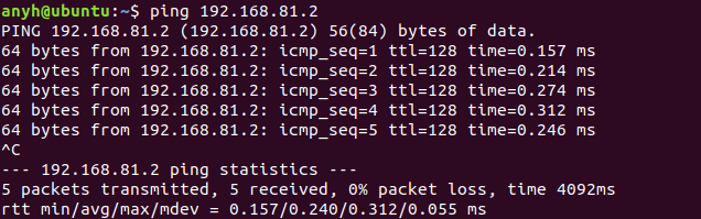 ping gateway