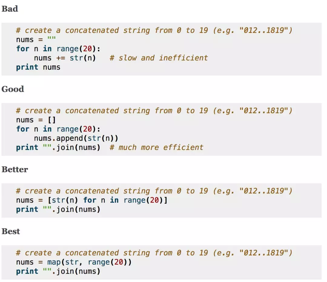 Python写代码的用法建议「建议收藏」