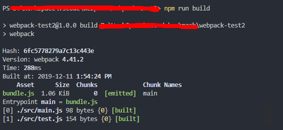 运行指令npm run build