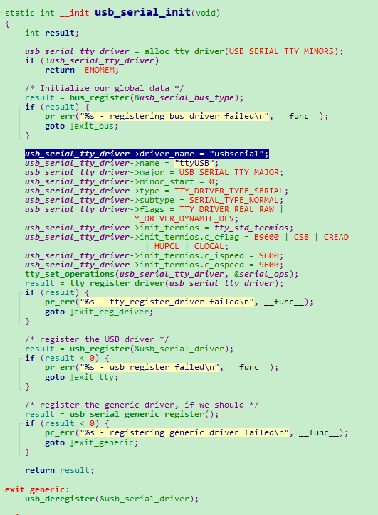 在/proc/tty/driver/ 添加serial文件，来统计系统的串口设备的统计信息 紫枫术河 博客园