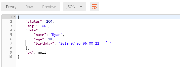 java web中统一结果返回封装类JsonResult 