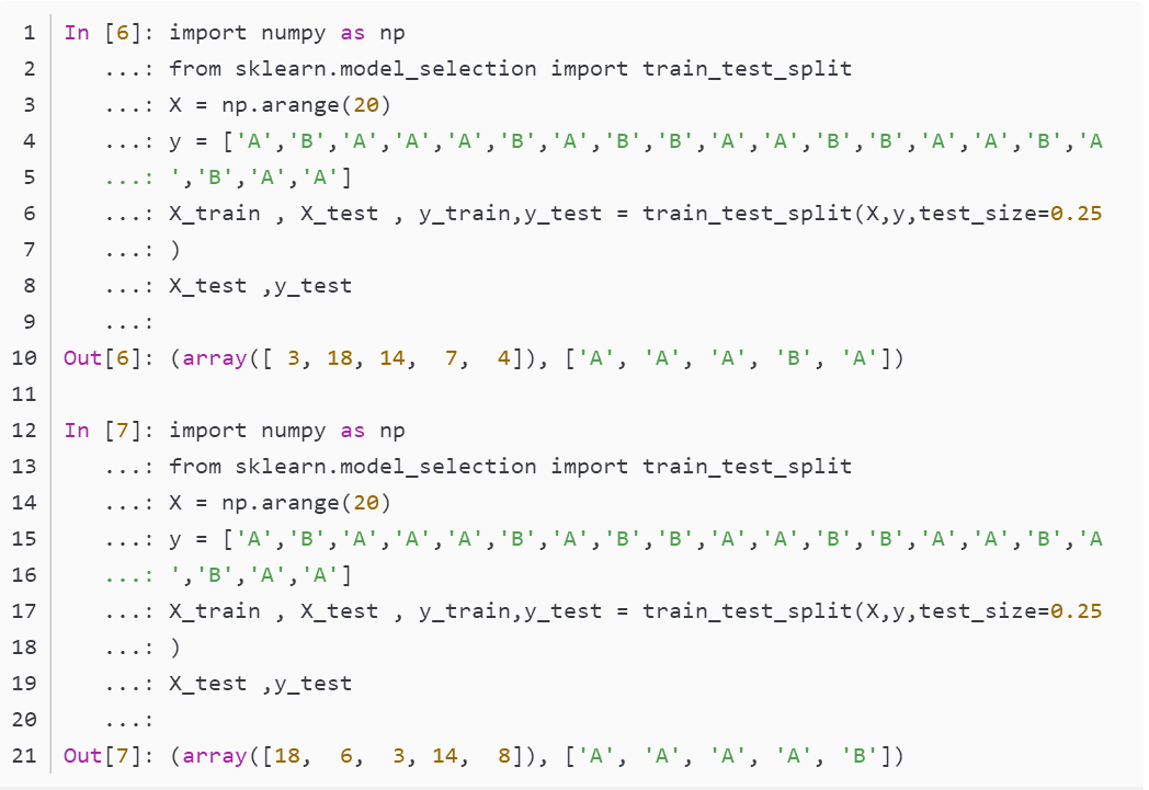 From sklearn import train test split