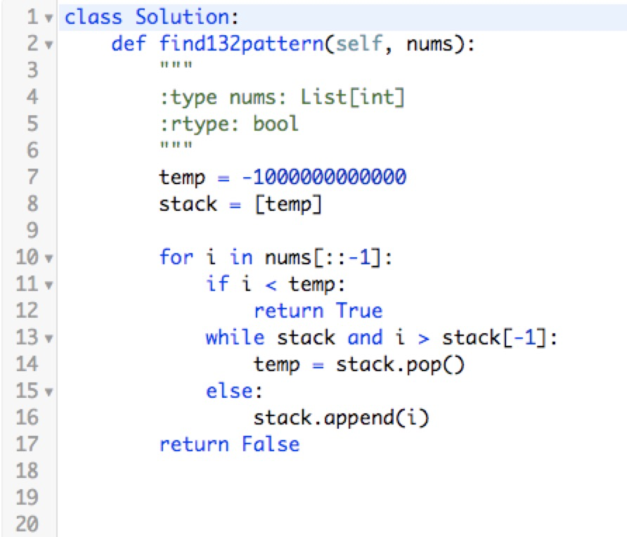 Leetcode 456. 132 Pattern