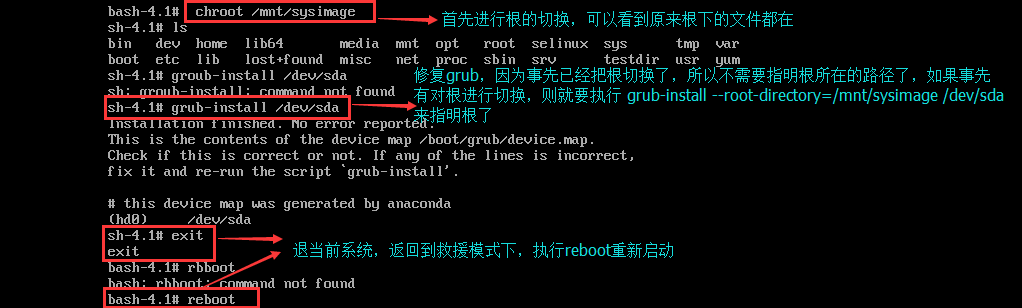 linux 启动过程 GRUB 引导流程