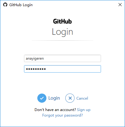 登录Github