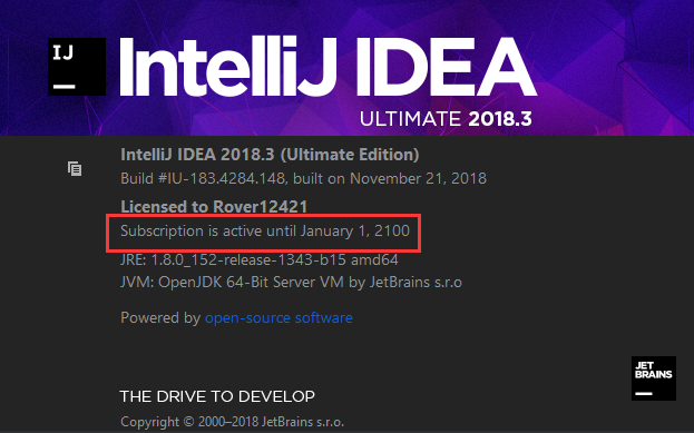 IntelliJ IDEA 2018.3 永久激活 破解[Windows]第4张