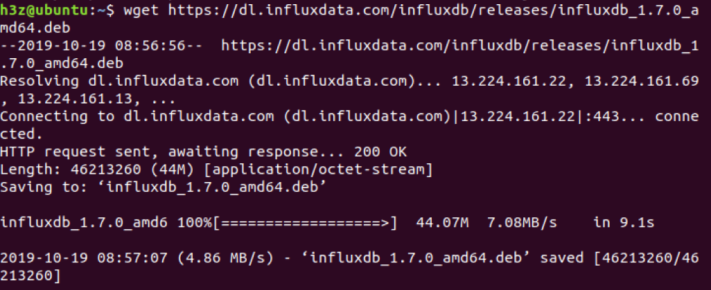 InfluxDB安装包的下载