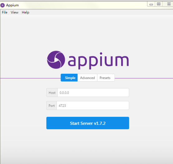 appium server gui