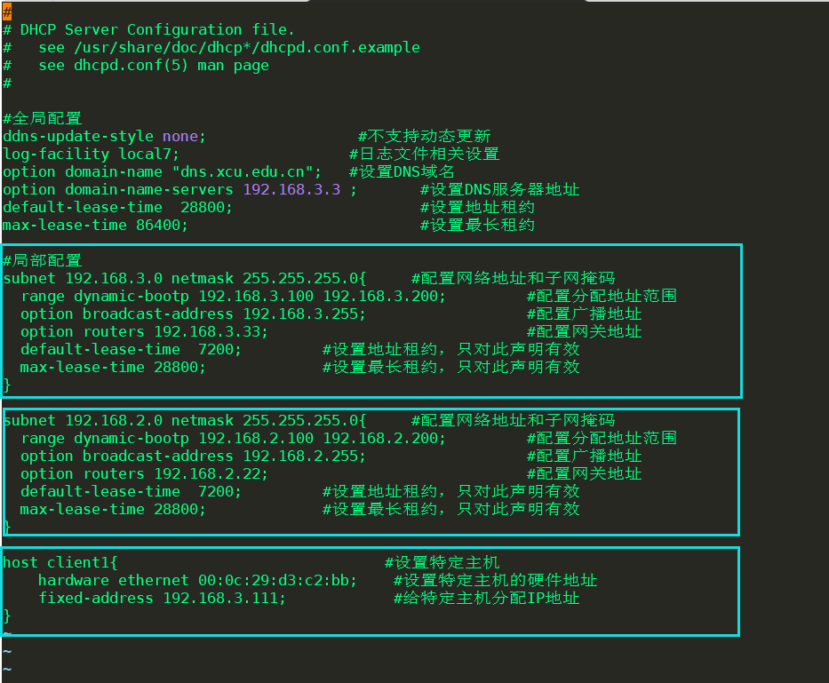 Linux DHCP 服务器配置与管理第8张