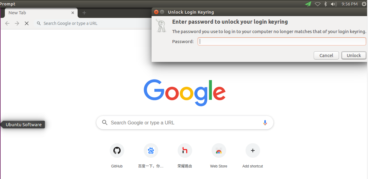 Ubuntu16 04 chrome Enter Password To Unlock Your Login Keyring 