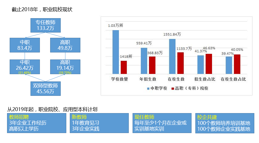 职业教育改革实施方案之双师型教师队伍建设